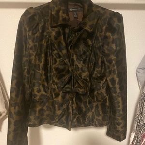 Guess cheetah soft jacket